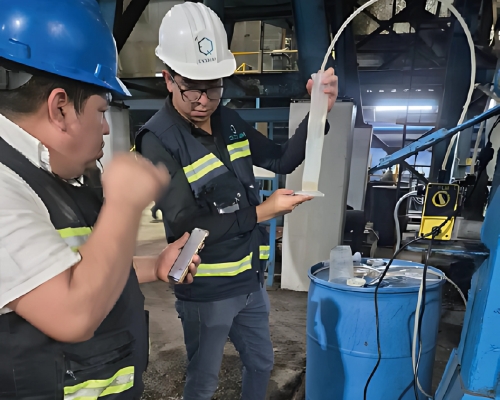 verificación y evaluación en planta